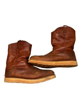 Golden Fox Men's 13 Wellington Pull On Leather Work Boots EH Soft Toe 101312